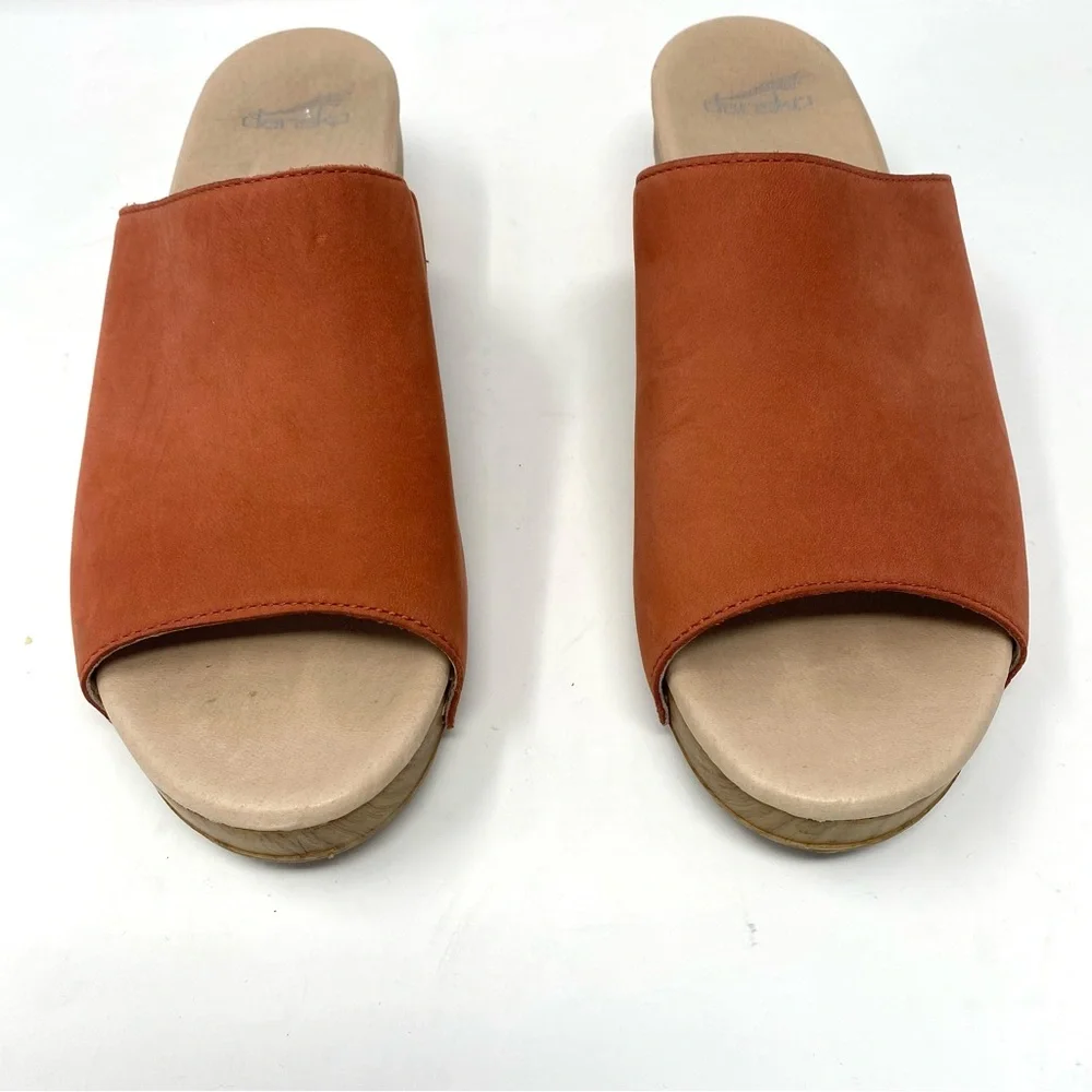 Dansko Maci Coral Nubuck Slide Sandals - Picture 5 of 13